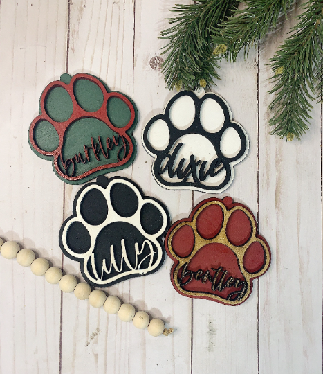 Personalized Pet Name Ornaments