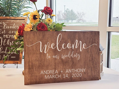 Welcome Wedding Sign