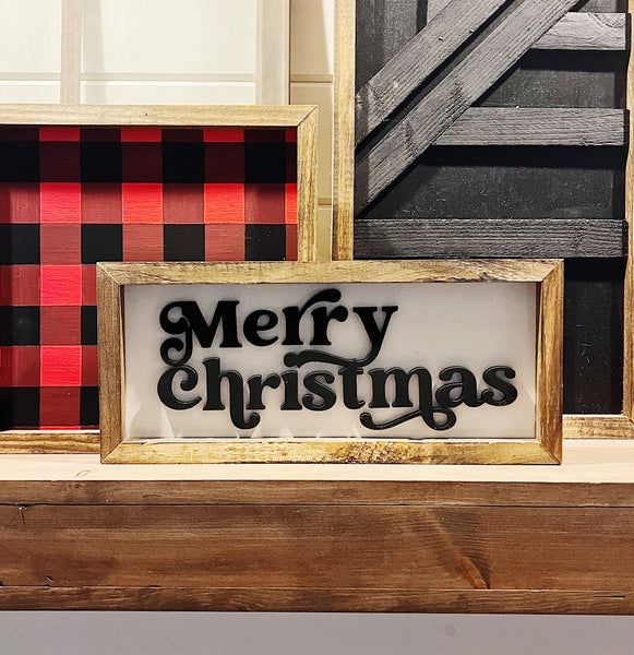Merry Christmas - 3D Sign